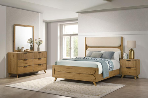 Bennett 4-piece California King Bedroom Set Light Oak / CS-222901KW-S4