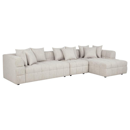Amara 3-Piece Upholstered Sectional Sofa / CS-551911-SETA