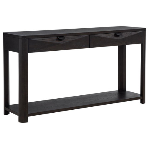 Marcelo Sofa Console Table with 2 Drawers and Shelf Coffee / CS-736069