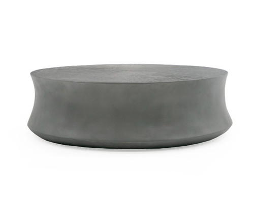 Airdrie - Modern Antique Grey Small Round Coffee Table / VGVC-CT2169-2