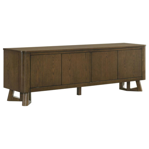 Trotter 71-inch 4-Door Wood TV Stand Media Console Brown / CS-720133