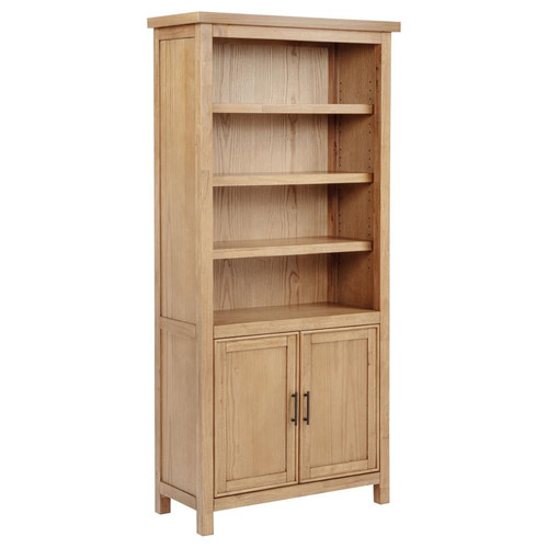 Vermes 72-inch 2-door Home Office Cabinet Bookcase Light Ash / CS-802063