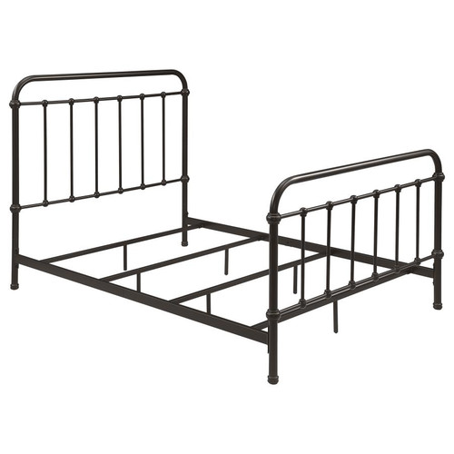 Livingston Metal Full Open Frame Bed Dark Bronze / CS-300399F