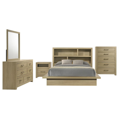 Hendricks 5-piece California King Bedroom Set Light Oak / CS-222650KW-S5