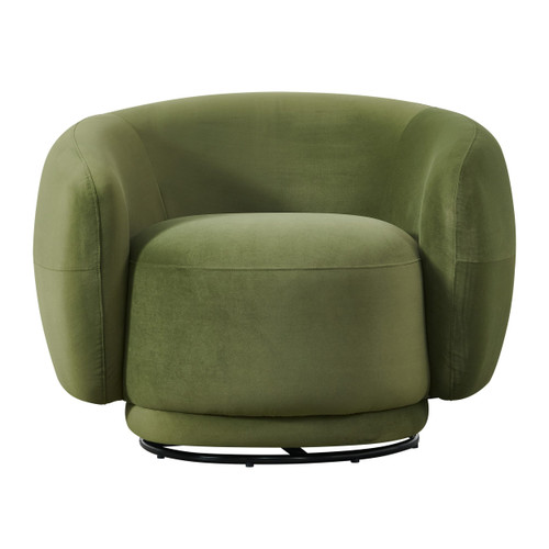 Andrew - Modern Green Fabric Swivel Accent Chair / VGEV-B1830-CHR-GRN