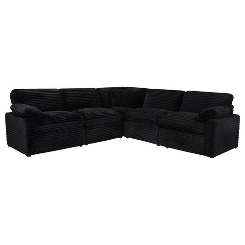 Collins 5-piece Modular Power Reclining Sectional Black / CS-610360P