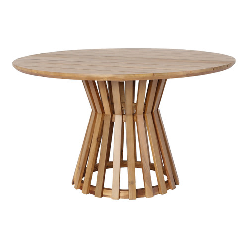 Sintra - Outdoor Eucalyptus Round Dining Table / VGEF-STAVANGER-DT