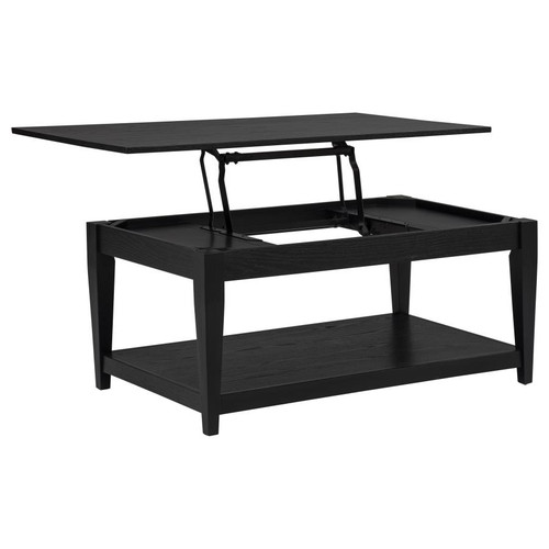 Lindenton Lift-Top Occasional Cocktail Coffee Table Black / CS-722728