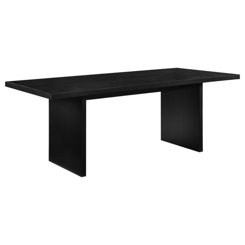 Decker 7-piece 82-inch Rectangular Dining Set Black / CS-193951BLK-S7G
