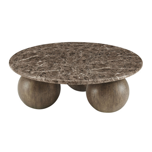 Pietra Indoor Outdoor Patio Round Coffee Table by Modway / EEI-7622