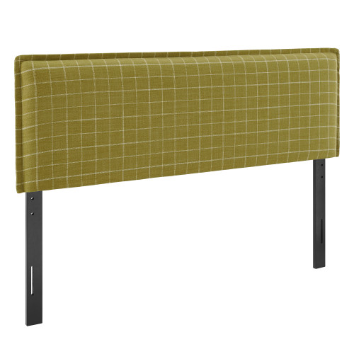 Camille Checkered Linen Blend King Size Headboard by Modway / MOD-7328