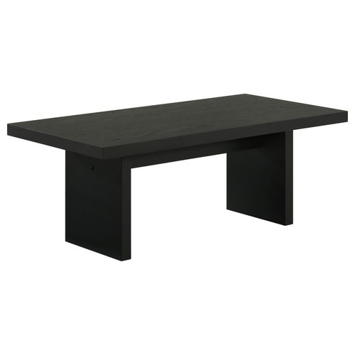 Decker 47-Inch Rectangular Cocktail Coffee Table Black / CS-706478