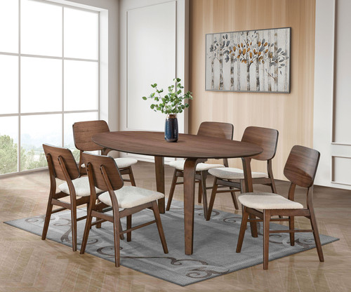 Narvik 6 Pc. Dining Table Set / FM3212WN-T-7PC