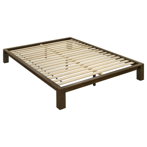 Gislen Full Easy Assembly Wood Platform Bed Walnut / CS-316028WALF