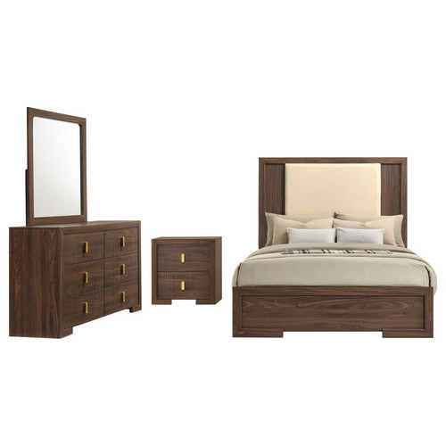 Etienne 4-piece Queen Bedroom Set Walnut / CS-225121Q-S4