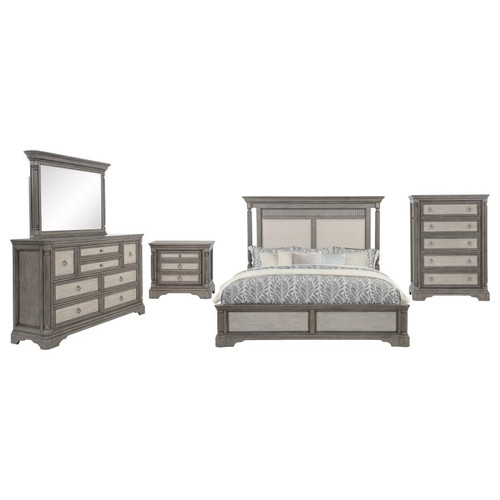 Cresswell 5-piece California King Bedroom Set Taupe / CS-225141KW-S5