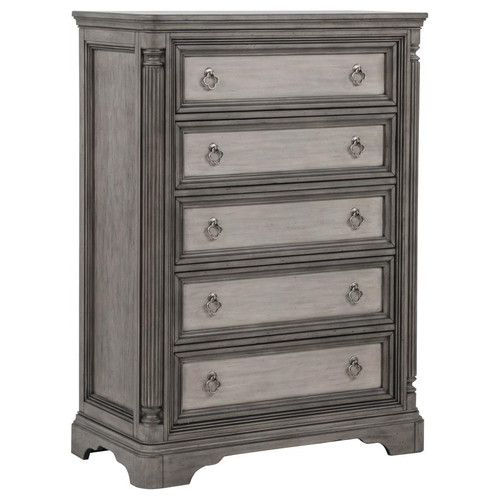 Cresswell 5-drawer Chest of Drawers Weathered Taupe / CS-225145
