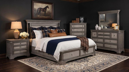 Cresswell 5-piece California King Storage Bedroom Set Taupe / CS-225140KW-S5