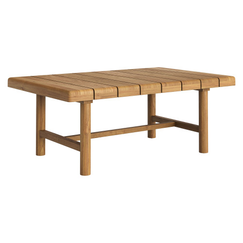 Eleni 41-Inch Outdoor Patio Teak Wood Coffee Table by Modway / EEI-7655