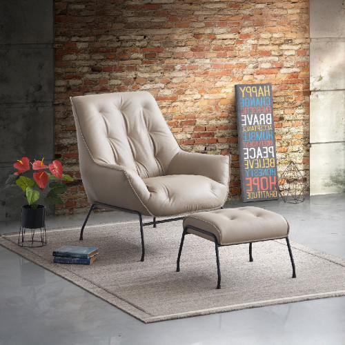 Zusa Accent Chair & Ottoman / AC02381
