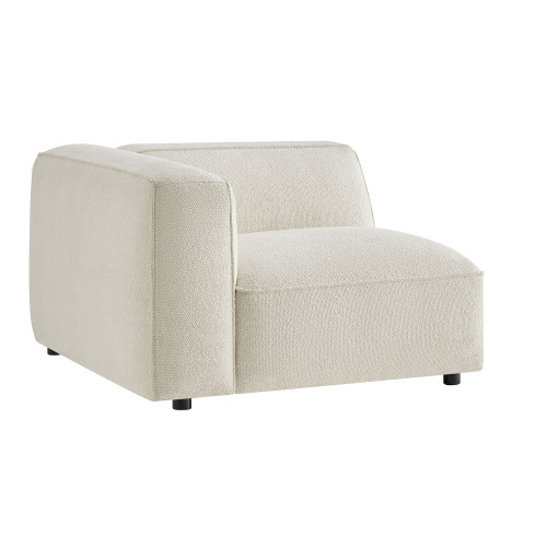 Auren Lattice Bouclé Upholstered Modular Left-Facing Arm Chair by Modway / EEI-7675
