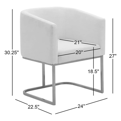 Yukon Modern Black Velvet & Gold Dining Chair / VGVCB8362-BLKGLD
