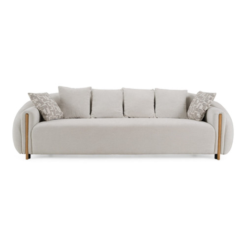 Yorba - Modern Beige Fabric Sofa / VGAH-AG2468-3-BGE
