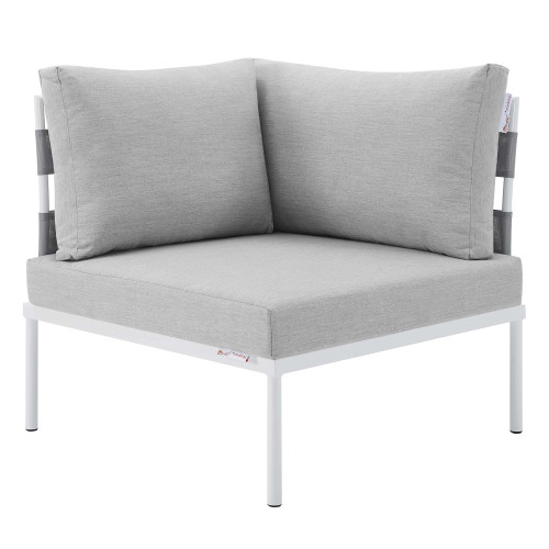 Harmony Sunbrella® Outdoor Patio Aluminum Corner Chair by Modway / EEI-4540