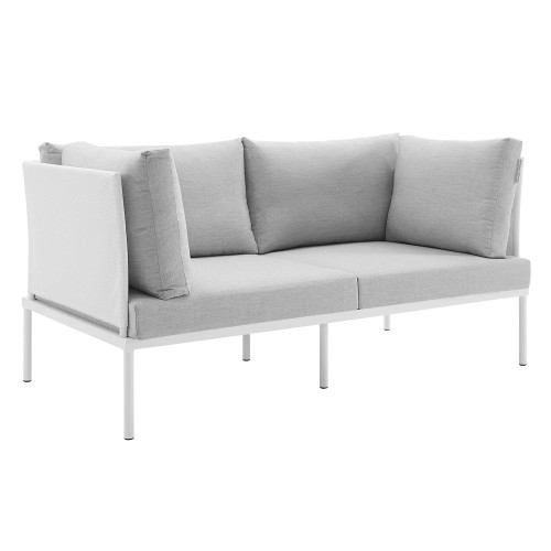 Harmony Sunbrella® Outdoor Patio Aluminum Loveseat by Modway / EEI-4963