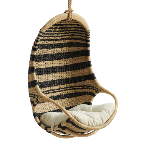 Carlo Two-Tone Woven Natural Rattan Hanging Chair by Modway / EEI-7934
