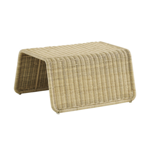 Eira Waterfall Natural Rattan Ottoman by Modway / EEI-7939