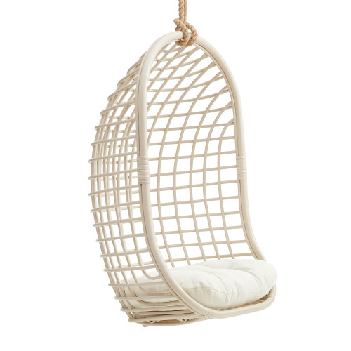Tamsin Open Grid Weave Natural Rattan Hanging Chair by Modway / EEI-7943