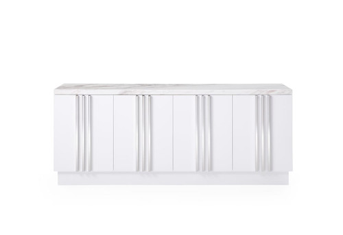 Kingsley Modern Marble & Stainless Steel Buffet / VGVCG8933-STL
