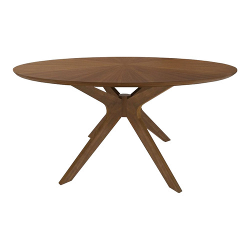 Prospect - Modern Round 47" Walnut Dining Table / VGMA-MIT-5276-3-WAL