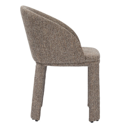 Sarkis - Modern Brownish Grey Fabric Dining Chair / VGEU-MC-7789CH-BRN