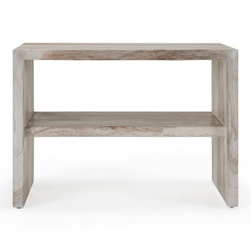 Sabino - Modern Faux Marble Concrete Nightstand / VGTP-203160-MBL