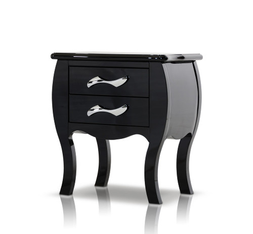 Monte Carlo Black Nightstand / VGKCMONTE-BLK-NS