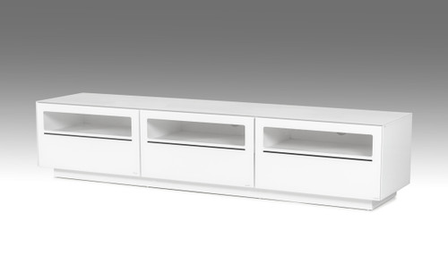 Modrest Landon Contemporary White TV Stand / VGBBSJ8202-WHT