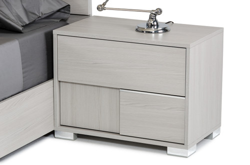 Modrest Ethan Italian Modern Grey Nightstand / VGACETHAN-NS