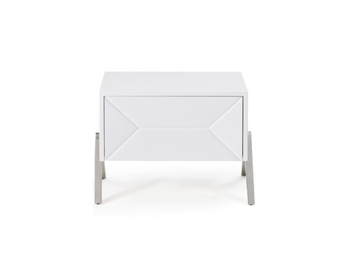 Modrest Candid Modern White Nightstand / VGVCN1109