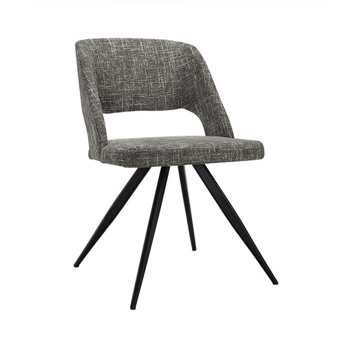 Modrest Palmer - Modern Grey Fabric Dining Chair (Set of 2) / VGEWF3207AC-GRY