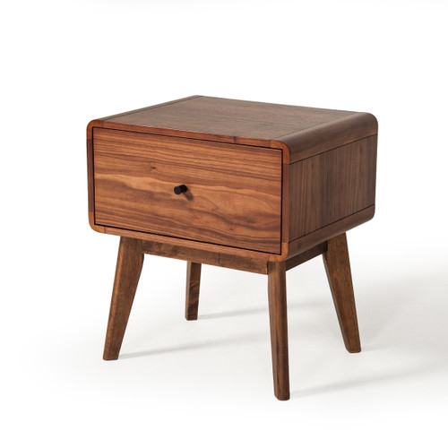 Modrest Marshall Mid-Century Modern Walnut Nightstand / VGMABR-39-NS