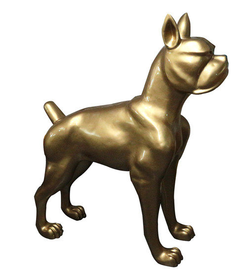 Modrest Large Gold Dog Sculpture / VGTHVT-180101-GLD