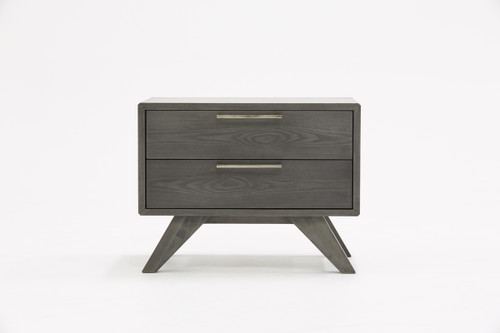 Nova Domus Soria Modern Grey Wash Nightstand / VGMABR-32-NS-GRY