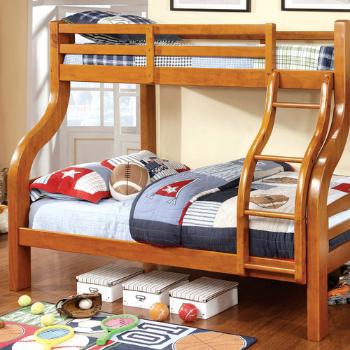SOLPINE Twin/Full Bunk Bed / CM-BK618-BED