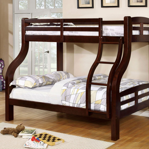 SOLPINE Twin/Full Bunk Bed / CM-BK618EX-BED