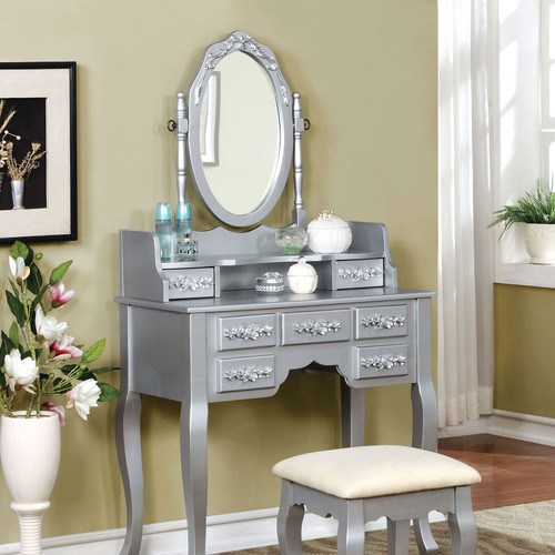 HARRIET Vanity w/ Stool / CM-DK6845SV