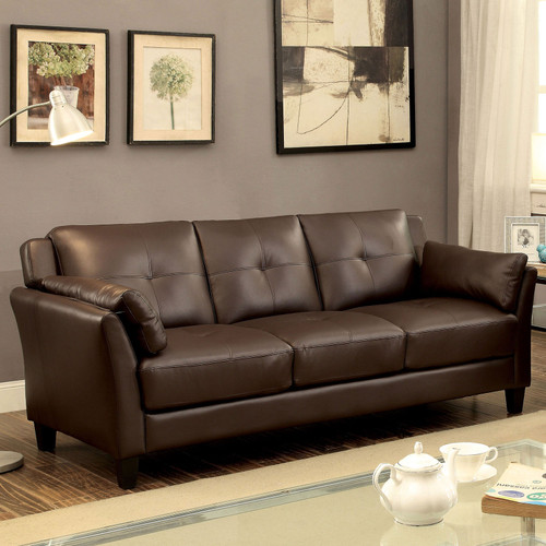 YSABEL Sofa, Brown (K/D) / CM6717BR-SF-PK