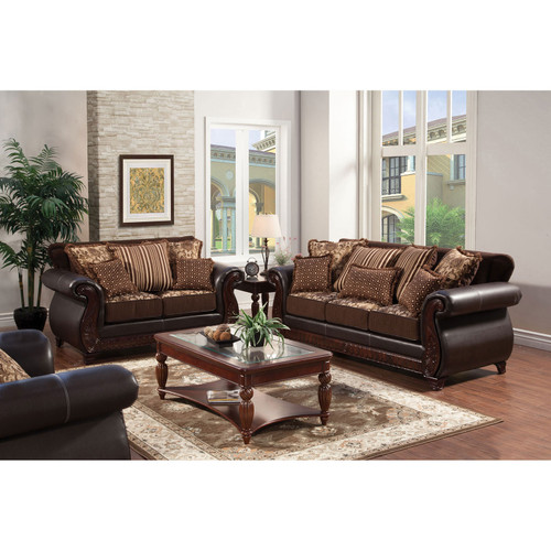 FRANKLIN Sofa, Dark Brown / SM6106N-SF