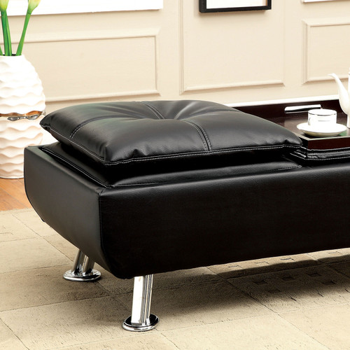 HAUSER Ottoman, Black / CM2677BK-OT